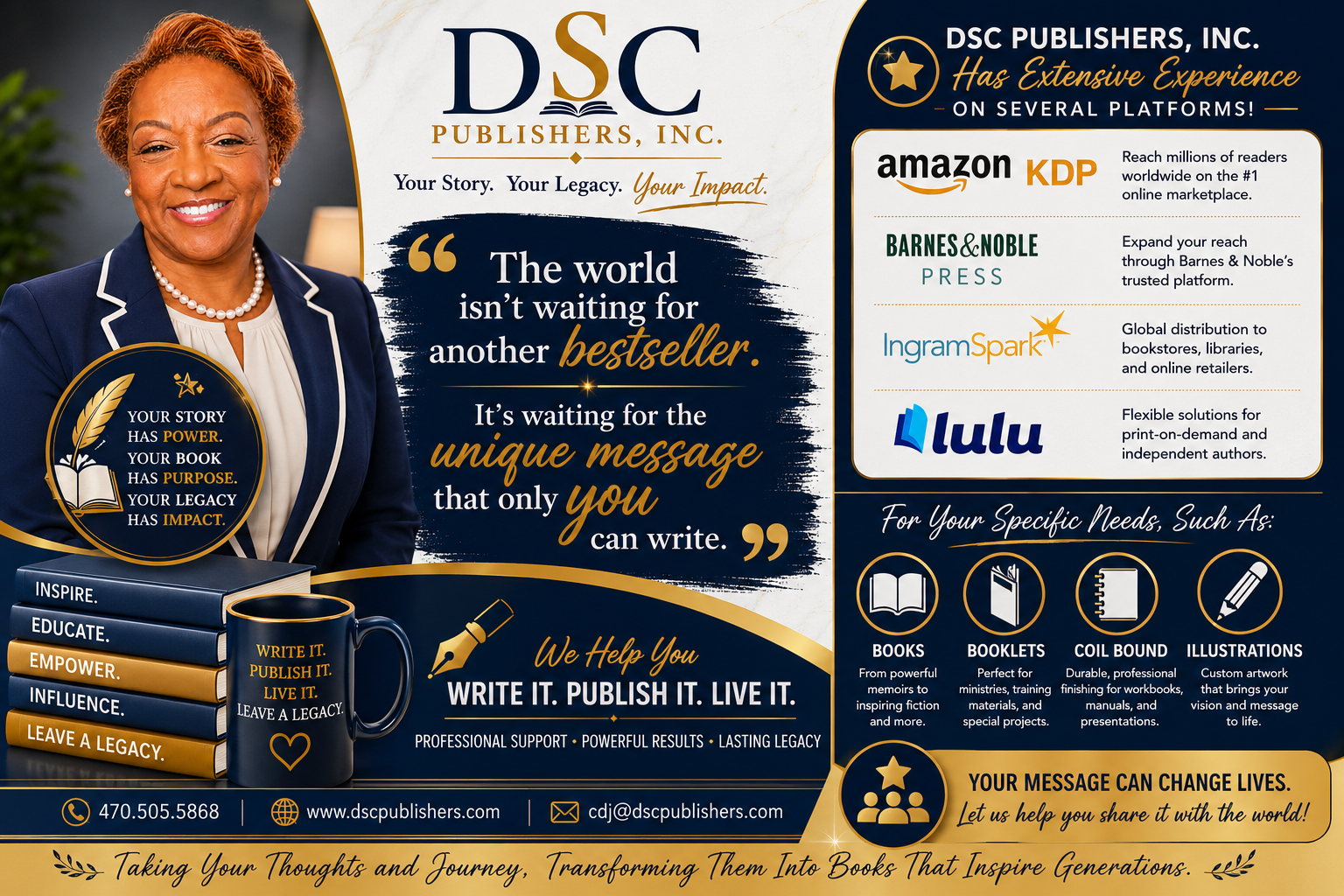 DSC Publishers, Inc. — promotional ad
