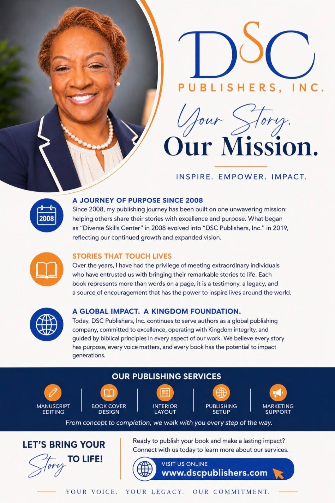 DSC Publishers, Inc. — Your Story. Our Mission.